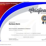 Mold Prevention, Remediation, and Removal Certification.